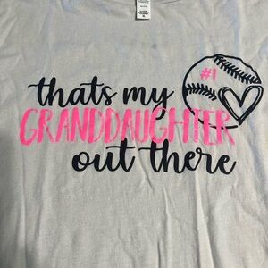 Bella And Canvas Women’s T Shirt That’s My Granddaughter Out There